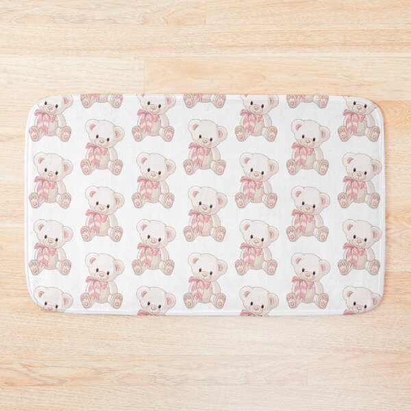 Item preview, Cute pink teddy bear for babies designed and sold by annarosestudio.