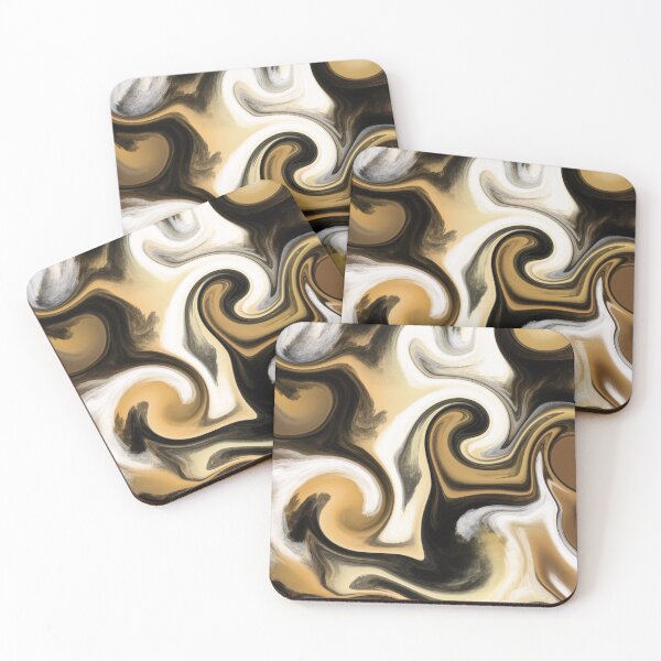 Item preview, Black and Gold Marble designed and sold by Breanna Trojahn.