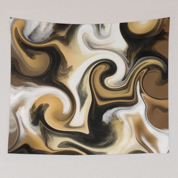 Item preview, Black and Gold Marble designed and sold by Breanna Trojahn.