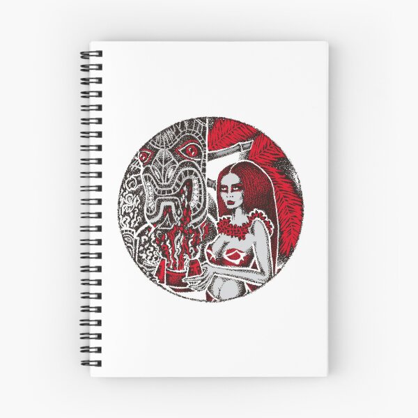 Item preview, Tiki style fantasy, polinesian retro pin up, exotica plants, tiki god essential, hawaiian sexy girl designed and sold by Francesco Carli.