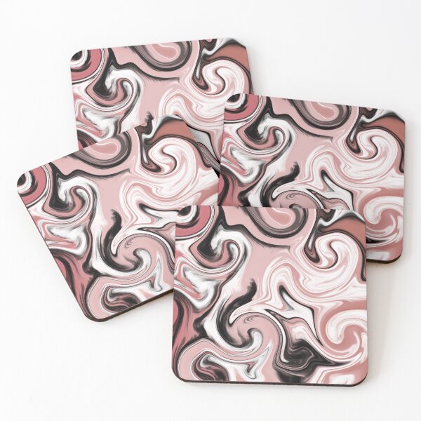 Item preview, Black and Rose Gold Marble designed and sold by Breanna Trojahn.