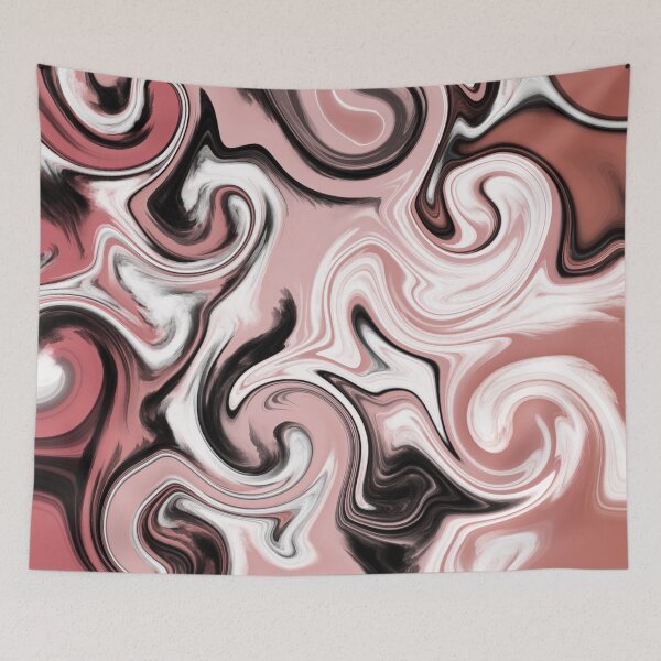 Item preview, Black and Rose Gold Marble designed and sold by Breanna Trojahn.