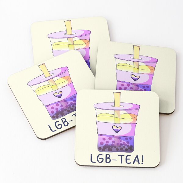 Item preview, Nonbinary Pride Bubble Tea designed and sold by ForTheFrogWar.