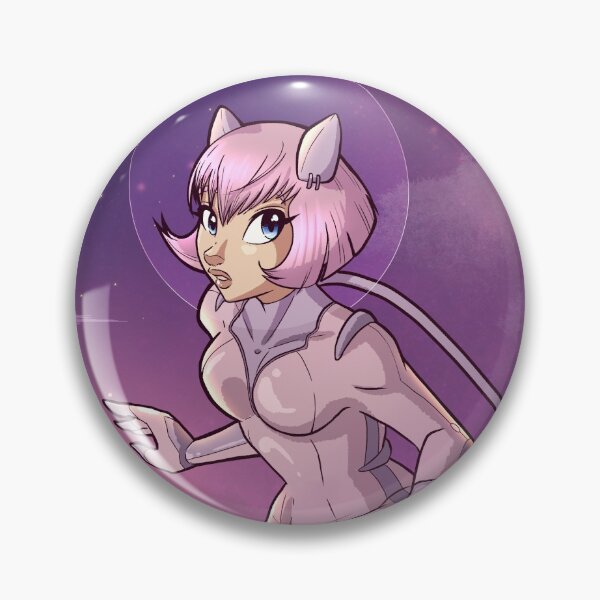 Artikelvorschau, Pinkes Spacegirl entworfen und verkauft von Kimmicomics.