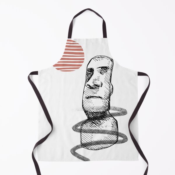 Item preview, Moai modern art designed and sold by MarsPrints.