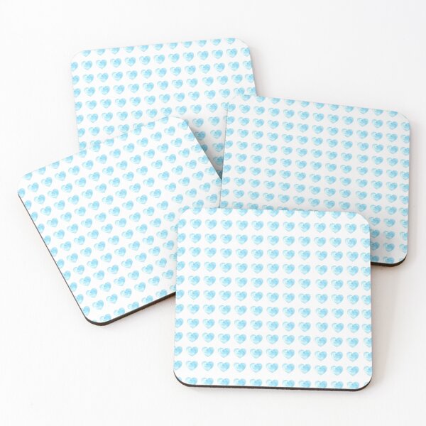 Item preview, Lovely Cool Blue Hearts Pattern designed and sold by dineshshop1.