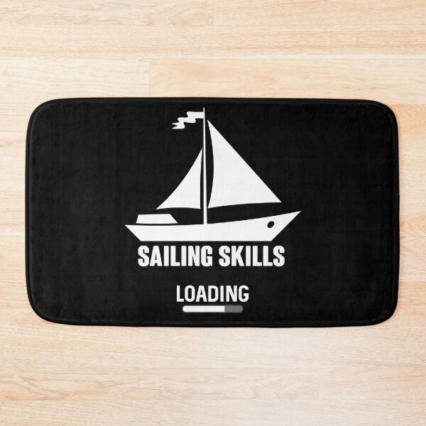 Aperçu de l'œuvre Chargement des compétences de voile - Apprendre à naviguer - Capitaine Skipper Sailing créée et vendue par NSTeeDesign.