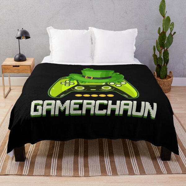 Item preview, St Patricks Day Gamer - Gamerchaun Video Game Leprechaun designed and sold by Dressed For Duty.