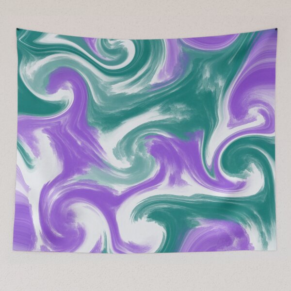 Item preview, Purple Teal Marble designed and sold by Breanna Trojahn.