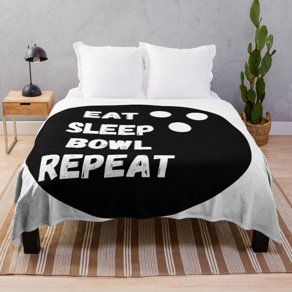 Item preview, eat sleep bowl repeat designed and sold by Zaibo.
