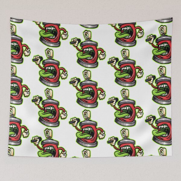 Item preview, Crazy Spray Can Monster MC designed and sold by Aaron Lodder.