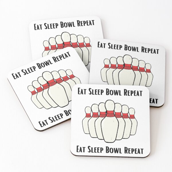 Item preview, eat sleep bowl repeat designed and sold by Zaibo.