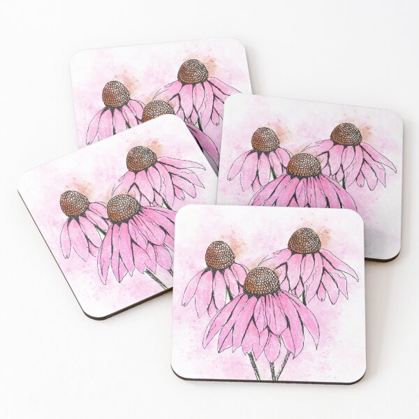 Item preview, Trio of Echinacea Flowers designed and sold by S-Warner.