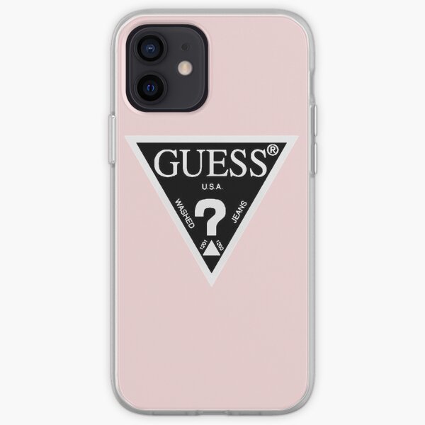 guess, triangle, logo, guess logo, los angeles, zz, 20:221 iPhone Soft Case