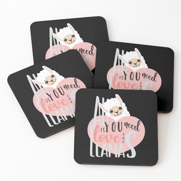 Artikelvorschau, All You Need Is Love And Llamas süßes Lama Herz entworfen und verkauft von OmmeDesigns.