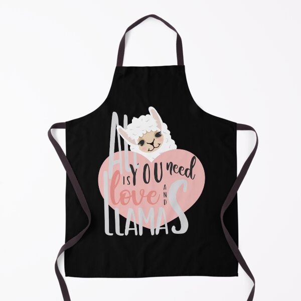 Artikelvorschau, All You Need Is Love And Llamas süßes Lama Herz entworfen und verkauft von OmmeDesigns.