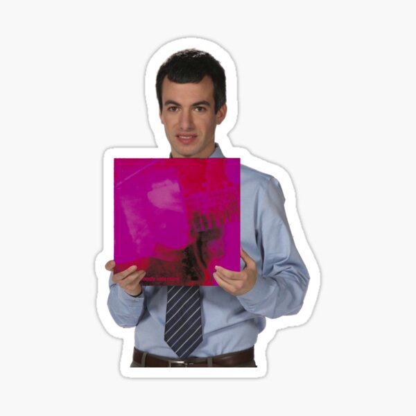 Nathan Fielder Loves My Bloody Valentine Sticker