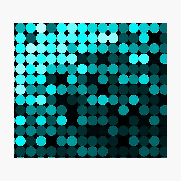Item preview, Modern Turquoise Dots Pattern designed and sold by shabzdesigns.