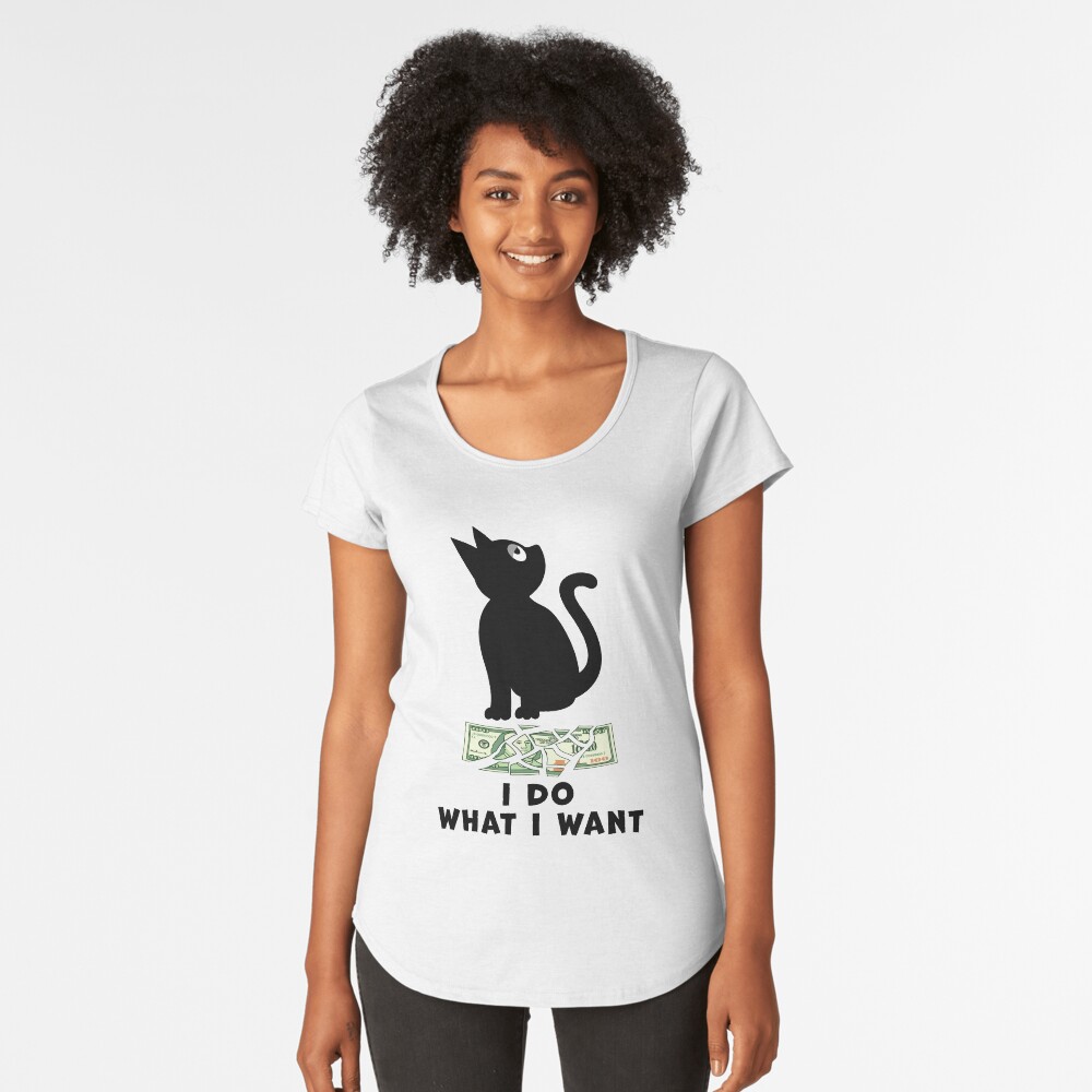 Item preview, Premium Scoop T-Shirt designed and sold by Catinorbit.