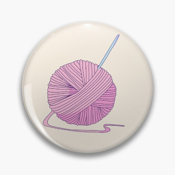 Item preview, Crochet Hook in Ball of Yarn designed and sold by ForTheFrogWar.