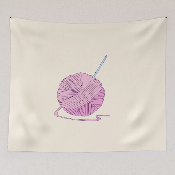Item preview, Crochet Hook in Ball of Yarn designed and sold by ForTheFrogWar.