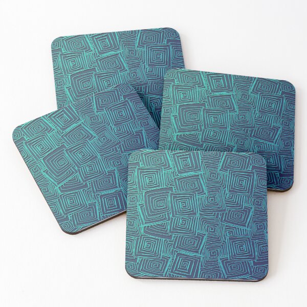Item preview, Blocky Swirls designed and sold by Rhi-n.