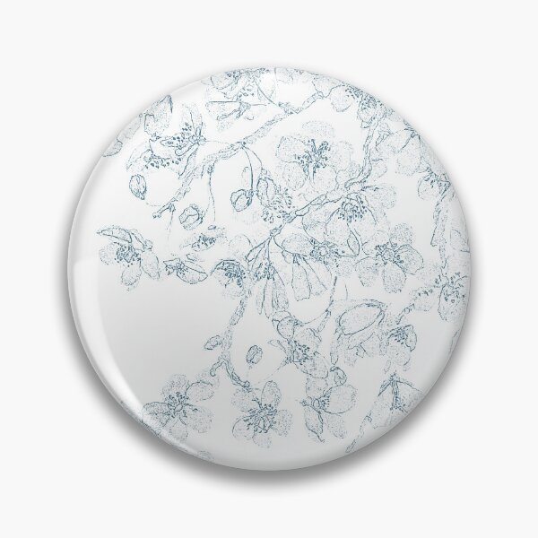 Item preview, cherry blossom line drawing designed and sold by ColorandColor.