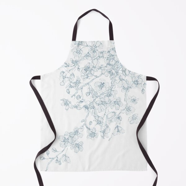 Item preview, cherry blossom line drawing designed and sold by ColorandColor.