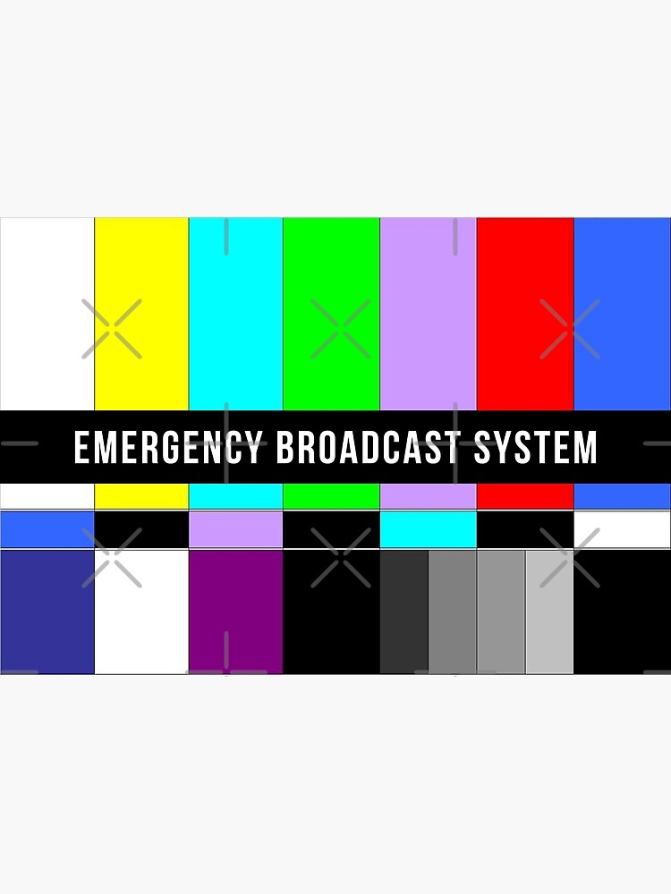 "Emergency Broadcast System No Signal" Poster for Sale by drakouv