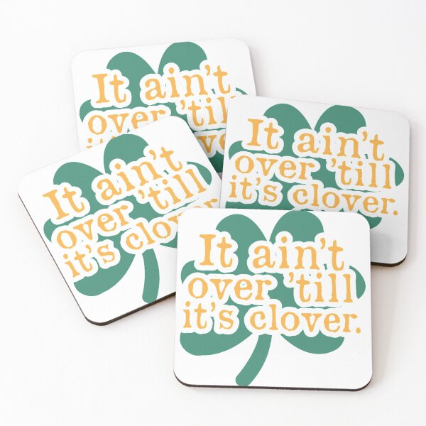 Item preview, It ain’t over ’till it’s clover designed and sold by TheFlipRepublic.