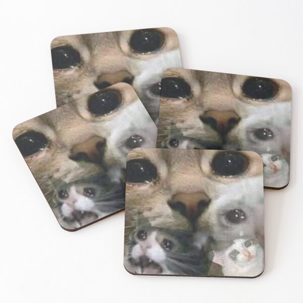 Item preview, crying cats designed and sold by Mazao.