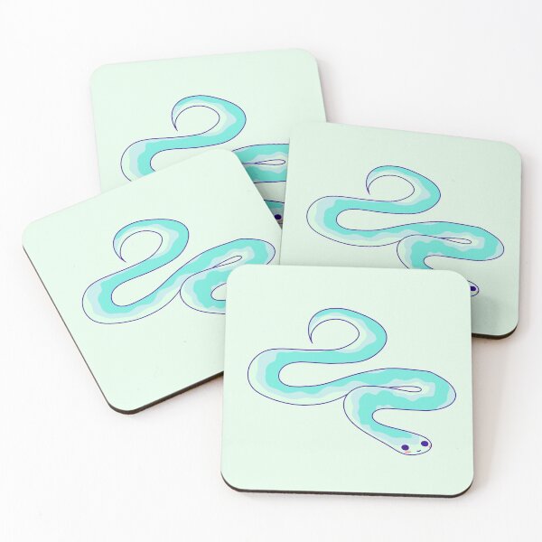 Item preview, Cute Blue Snake designed and sold by ForTheFrogWar.