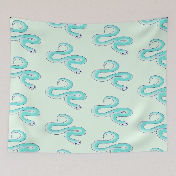 Item preview, Cute Blue Snake designed and sold by ForTheFrogWar.
