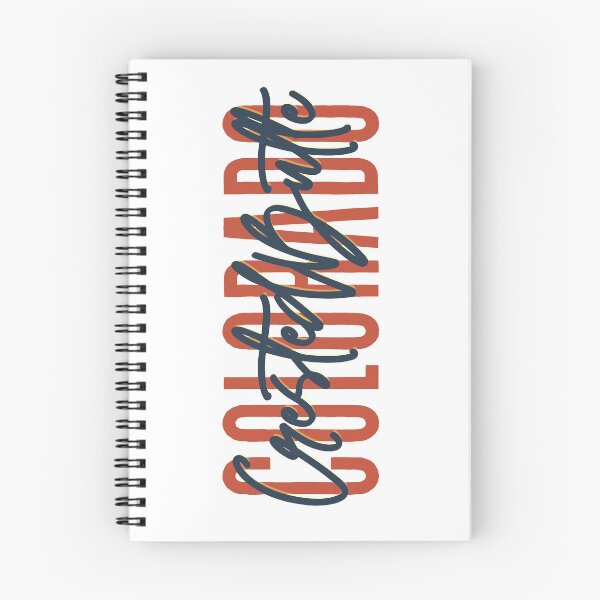 Item preview, Crested Butte Colorado // Script Design // State Flag Colors designed and sold by KylieBeth Designs.