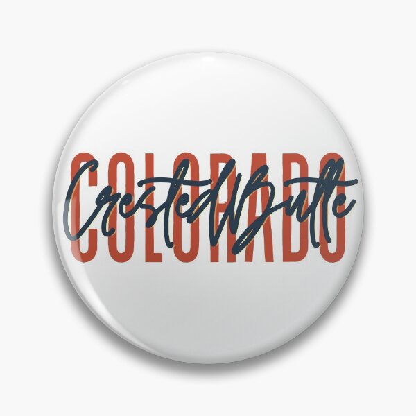 Item preview, Crested Butte Colorado // Script Design // State Flag Colors designed and sold by KylieBeth Designs.