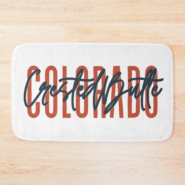 Item preview, Crested Butte Colorado // Script Design // State Flag Colors designed and sold by KylieBeth Designs.