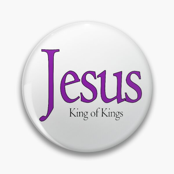 Vista previa del artículo con la obra «Jesús, Rey de Reyes», diseñado y vendido por PRINTBLEKERS.