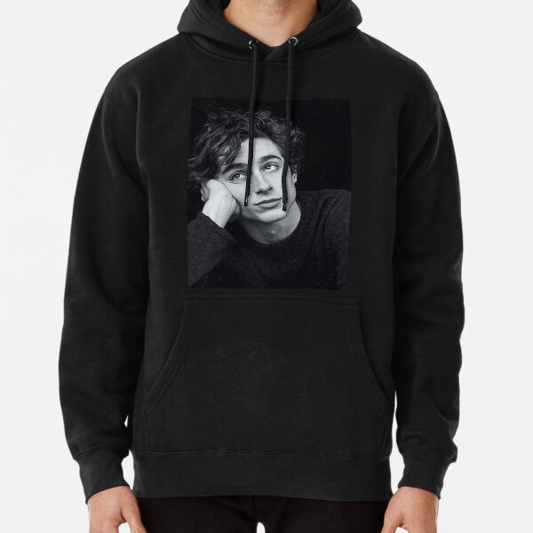 Timothee chalamet black online hoodie