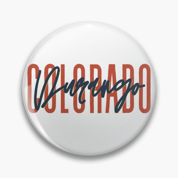 Item preview, Durango Colorado // Script Design // State Flag Colors designed and sold by KylieBeth Designs.