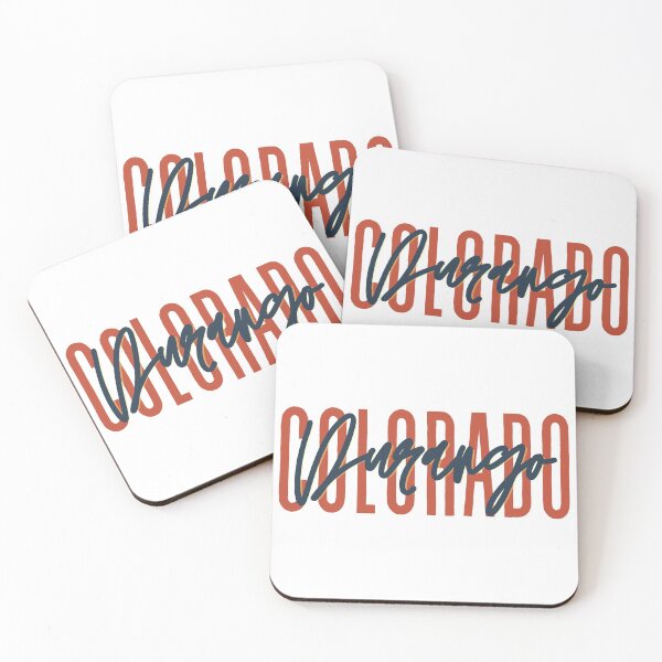 Item preview, Durango Colorado // Script Design // State Flag Colors designed and sold by KylieBeth Designs.