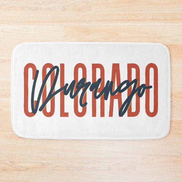 Item preview, Durango Colorado // Script Design // State Flag Colors designed and sold by KylieBeth Designs.