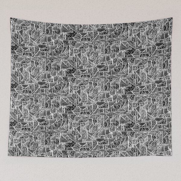 Item preview, black and white swirls designed and sold by Rhi-n.