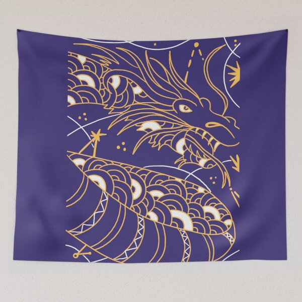 Item preview, Golden dragon in the sky designed and sold by TanyaGuschina.