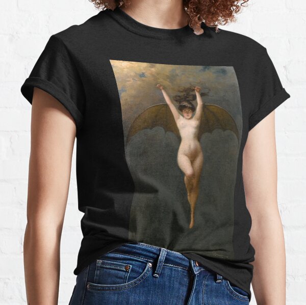 The Bat woman, by Albert Joseph Penot Classic T-Shirt
