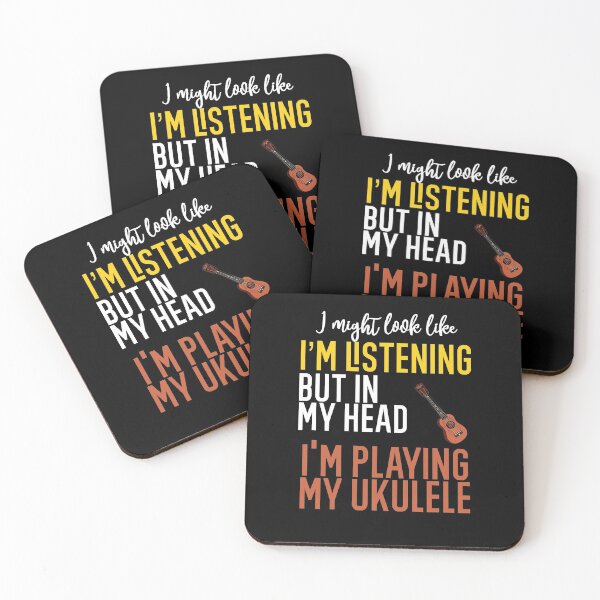 Item preview, I Might Look Like I'm Listening To You But In My Head I'm Playing My Ukulele designed and sold by TeesYouWant.