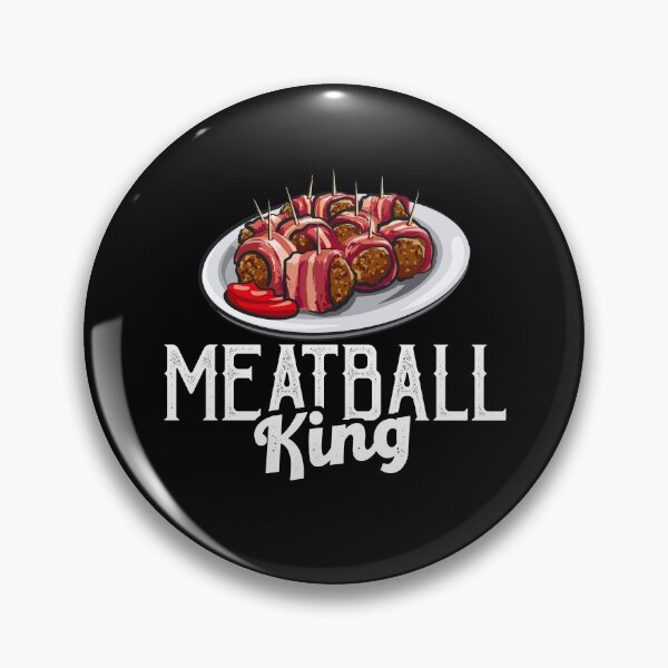 Artikelvorschau, Meatball Day Geschenke - Meatball King Italian Food Lovers Geschenk entworfen und verkauft von Dressed For  Duty.