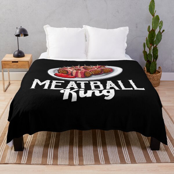 Artikelvorschau, Meatball Day Geschenke - Meatball King Italian Food Lovers Geschenk entworfen und verkauft von Dressed For Duty.