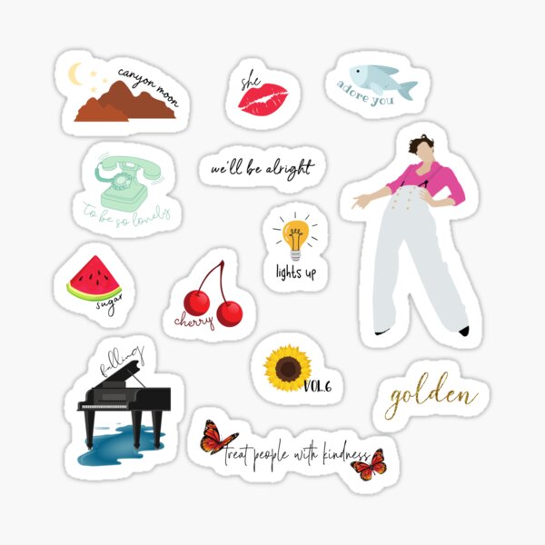 Harry Styles Fine Line Pack Sticker For Sale By Mckennamaroon Redbubble