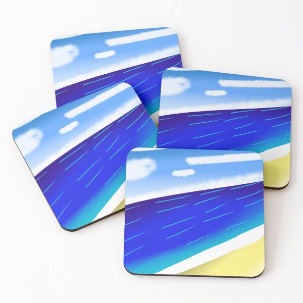Item preview, Beautiful beach morning background  designed and sold by LunaAngelRose.