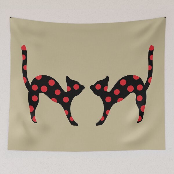 Item preview, Polka dots Cats designed and sold by ArtStore20.